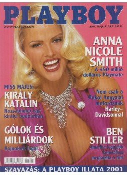 Hefner, Hugh M., Pósa Árpád - Playboy 2001. május Hefner, Hugh M., Pósa Árpád - Playboy 2001. május, Budapest 2001 antikvár könyv