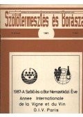 Több szerző - Szőlőtermesztés és borászat 1987 3. szám