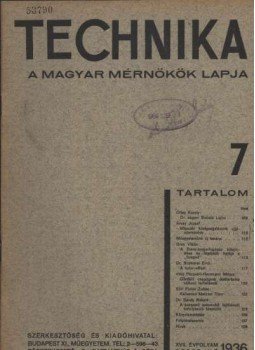 Pattantyús Á. Géza - Technika 7. Pattantyús Á. Géza - Technika 7., Budapest 1936 antikvár könyv