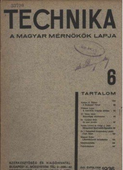 Pattantyús Á. Géza - Technika 6. Pattantyús Á. Géza - Technika 6., Budapest 1936 antikvár könyv