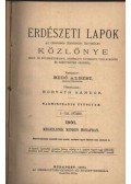 Bedő Albert - Erdészeti Lapok Közlönye 1891. I.