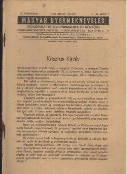 - Magyar Gyermeknevelés IV. Évf. 11-12. sz. 1938. - Magyar Gyermeknevelés IV. Évf. 11-12. sz. 1938., Székesfehérvár 1938 antikvár könyv