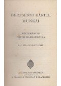 Kapi Béla - Berzsenyi Dániel munkái