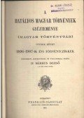 Dr. Márkus Dezső - A hatályos magyar törvények gyűjteménye V.