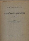 Antal Gyula,Fodor Pálné - Népművelési ismeretek II.