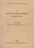  - A magyar helyesírás szabályai