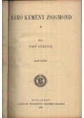 Papp Ferencz - Báró Kemény Zsigmond I-II. kötet