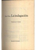 Weiss, Peter - La indagación