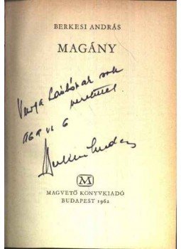 Berkesi András - Magány Berkesi András - Magány, Budapest 1962 antikvár könyv