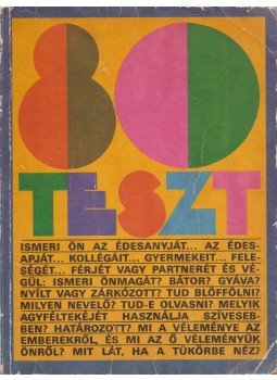 Árokszállásy Zoltán - 80 teszt Árokszállásy Zoltán - 80 teszt, Budapest 1987 antikvár könyv