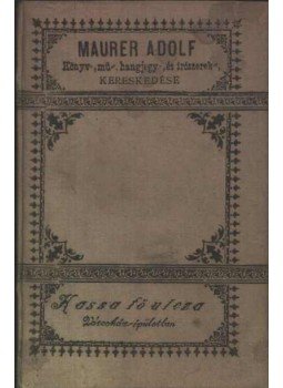 Vadász József - Bevezetés a minőleges vegyelemzésbe Vadász József - Bevezetés a minőleges vegyelemzésbe, Kassa 1880 antikvár könyv