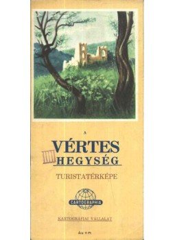 - A Vértes hegység turistatérképe - A Vértes hegység turistatérképe, Budapest 1974 antikvár könyv