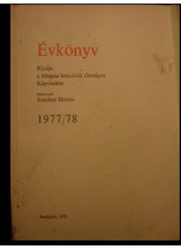 - Évkönyv 1977/78 - Évkönyv 1977/78, Budapest 1978 antikvár könyv