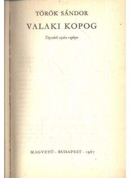 Török Sándor - Valaki kopog Török Sándor - Valaki kopog, Budapest 1967 antikvár könyv