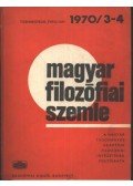 Tőkei Ferenc - Magyar filozófiai szemle 1970/3-4.