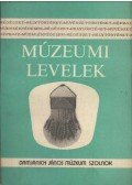 Szabó László,Turóczy Istvánné - Múzeumi levelek 45-46. szám