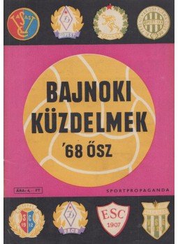 Borbély Pál - Bajnoki küzdelmek '68 ősz Borbély Pál - Bajnoki küzdelmek '68 ősz, 1968 antikvár könyv