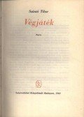 Szántó Tibor - Végjáték