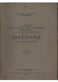 Járay Imre - A szentesi M. Kir. Állami Horváth Mihály Gimnázium Értesítője az 1935-36. iskolai évről
