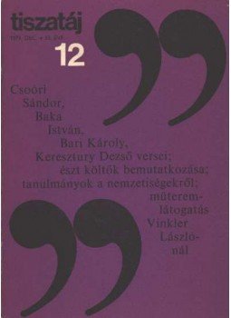 Több író - Tiszatáj 1979 dec Több író - Tiszatáj 1979 dec, Szeged 0 antikvár könyv