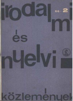 Gál György - Irodalmi és nyelvi közlemények 66-2
