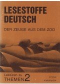 Dr. Bogdány Ferenc - Lesestoffe Deutsch - Der Zeuge aus dem Zoo