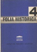 Fülep Ferenc - Folia Historica 4.