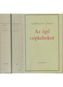 Kodolányi János - Az égő csipkebokor I-II. Kodolányi János - Az égő csipkebokor I-II., Budapest 1978 antikvár könyv