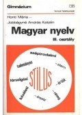 Honti Mária - Jobbágyné András Katalin - Magyar nyelv III. osztály