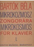 Bartók Béla - Mikrokozmosz zongorára I.