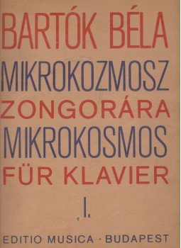 Bartók Béla - Mikrokozmosz zongorára I. Bartók Béla - Mikrokozmosz zongorára I., Budapest 0 antikvár könyv