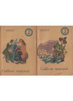 Jonathan Swift - Gulliver utazásai I-II. kötet Jonathan Swift - Gulliver utazásai I-II. kötet, Budapest 1962 antikvár könyv