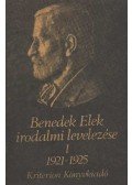 Szabó Zsolt - Benedek Elek irodalmi levelezése I. 1921-1925