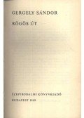 Gergely Sándor - Rögös út