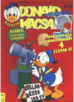 Walt Disney - Donald Kacsa 1997/18. Walt Disney - Donald Kacsa 1997/18., Budapest 1997 antikvár könyv
