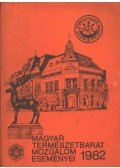 Faics Lajos - Magyar természetbarát mozgalom eseményei 1982