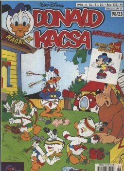 Walt Disney - Donald Kacsa 1998/23. Walt Disney - Donald Kacsa 1998/23., Budapest 1998 antikvár könyv