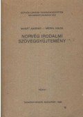 Masát András - Merkl Hilda - Norvég irodalmi szöveggyűjtemény