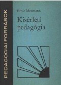 Meumann, Ernst - Kísérleti pedagógia