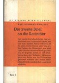 Schelkle, Karl Hermann - Der zweite Brief an die Korinther