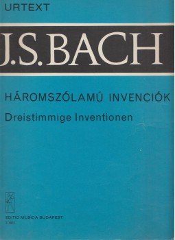 Solymos Péter - J. S. Bach: Háromszólamú invenciók Solymos Péter - J. S. Bach: Háromszólamú invenciók, Budapest 1982 antikvár könyv