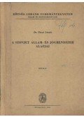 Névai László dr. - A szovjet állam- és jogrendszer alapjai