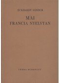 Eckhardt Sándor - Mai francia nyelvtan