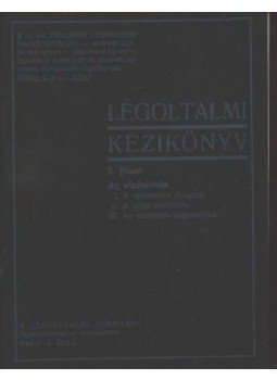 Papp J. Ottó - Légoltalmi kézikönyv 5. füzet Papp J. Ottó - Légoltalmi kézikönyv 5. füzet, Budapest 1937 antikvár könyv