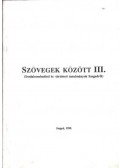 Fried István - Szövegek között III.