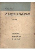 Győry Dezső - A hegyek árnyékában (dedikált)