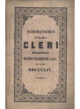 - Schematismus venerabilis Cleri - Schematismus venerabilis Cleri, M.-Varadini 1854 antikvár könyv