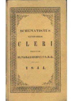 - Schematismus venerabilis Cleri - Schematismus venerabilis Cleri, M. Varadini 1844 antikvár könyv
