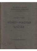Halász Előd - Német-magyar kisszótár