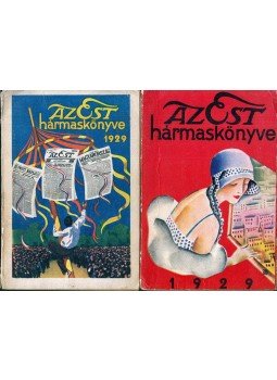 - Az Est hármaskönyve 1929 I-II. - Az Est hármaskönyve 1929 I-II., Budapest 1929 antikvár könyv